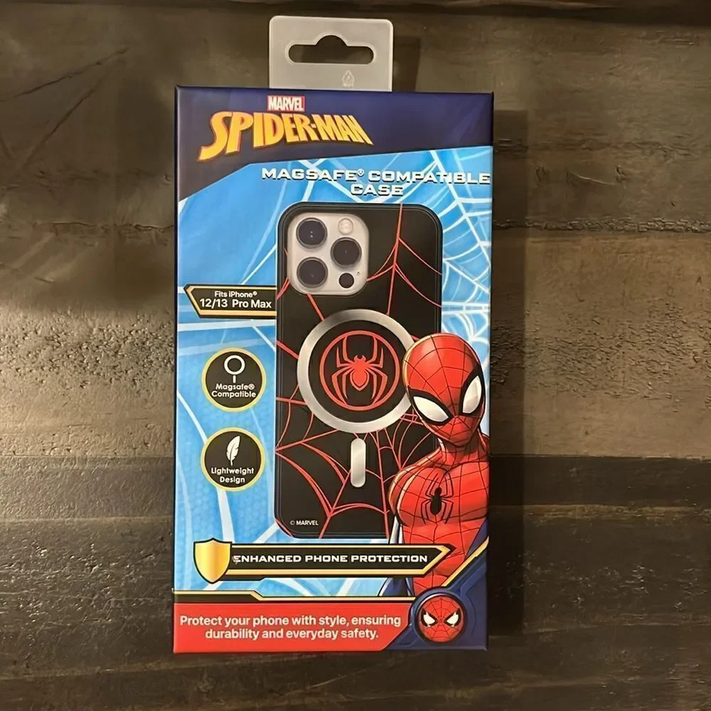 NWT Marble Spider-Man iPhone 12/13 Pro Max case